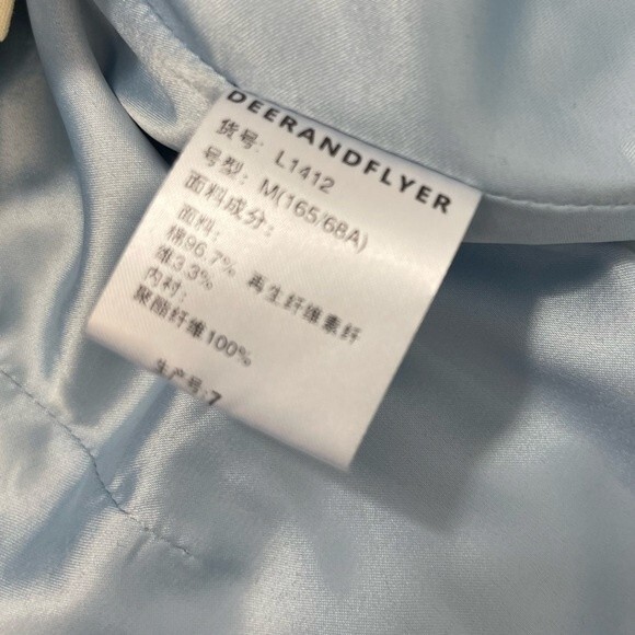 Deer and Flyer Light Blue Corduroy High Waist Cargo Utility Midi Wrap Skirt M - Picture 11 of 16